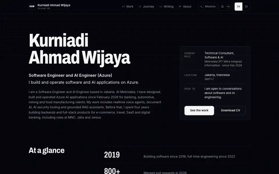 Beranda situs klasik seperti yang dibangun